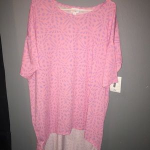 Lularoe XL pink and purple pattern Irma